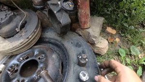 Луаз 967 замена шкворни и рулевого наконечника (без опыта)
