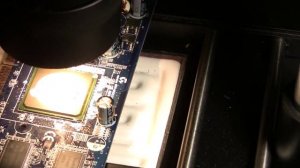 ВЫПАЙКА ПРОЦЕССОРА С ПОМОЩЬЮ ИНФРА КРАСНОЙ ПАЯЛЬНОЙ СТАНЦИИ ПЕРВЫЙ ОПЫТ