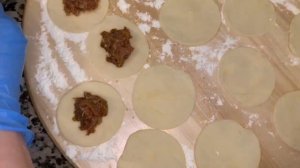 Рецепт: Пельмени Гюрза. Горская кухня