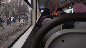 трамвай Самары. поездка на трамвае утм-71-405 1083 по 24 маршруту.