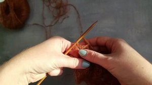 Оригинальная #паутинка #оверсайз #вязание_спицами