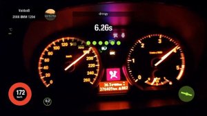 BMW E81 120d N47 STAGE3 acceleration dragy 100-200 9.9s
