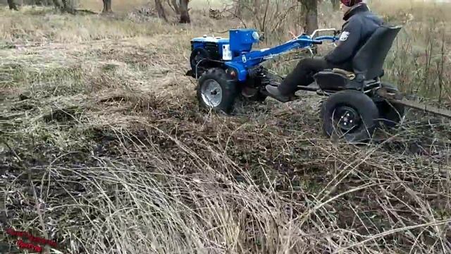 МОТОБЛОК В РАБОТЕ КАК ОН ЕСТЬ | ИСПЫТАНИЯ НОВОГО ПРИЦЕПНОГО НА ПРОЧНОСТЬ смотреть онлайн