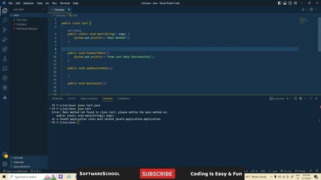 Java Tutorial for Beginners - 1 (Local Setup, Class & Methods) Java in Telugu, Java Full Course