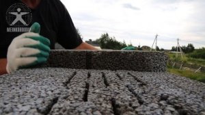 Кладка керамзитобетонных блоков Поларит Комфорт