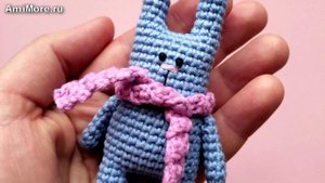 Амигуруми: схема Зайчик Пиксель | Игрушки вязаные крючком