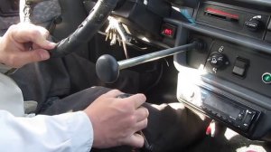 Ручное управление Славута Таврия демонстрация работы часть 1