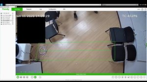 Подсчет людей: видеоаналитика Tiandy в IP камере TC-A52P6