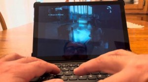 Steam gaming Alan Wake on the Chuwi Hi10Go. N5100 UHD graphics and 6gb of Ram