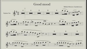 Syntheticsax - Good Mood (sheet music for saxophone soprano)