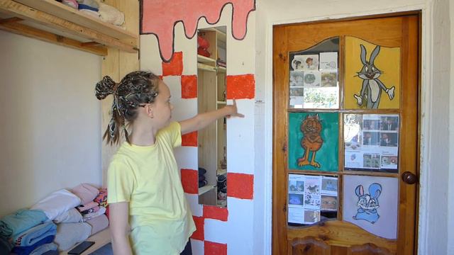 HAND MADE WITH ME/Переделываю свою стену / Покрасила комнату!!! смотреть онлайн