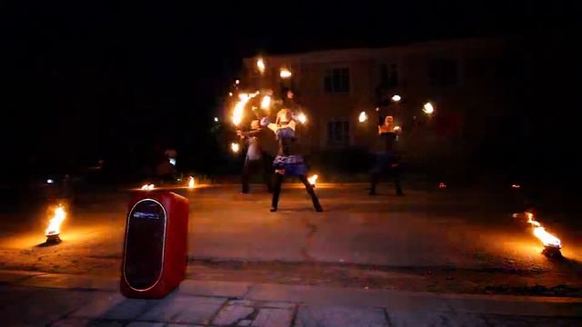 Параллельная съемка с двух камер: Canon 600D & Canon 6D (fire show) смотреть онлайн