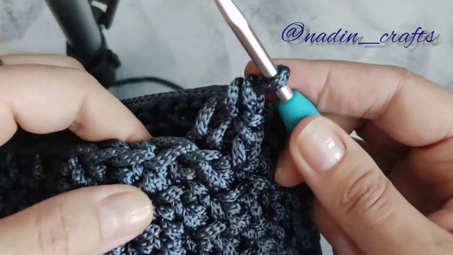 Узор для сумки крючком "Ежевика". / Crochet pattern for bag "Blackberry".