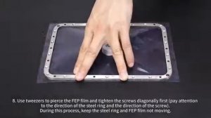 Замена FEP пленки на ванночке 3D принтера.