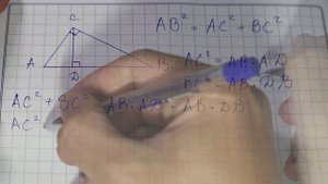 Теорема Пифагора (доказательство) - геометрия 8 класс
