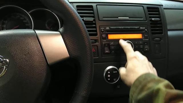 Разблокировка магнитолы Nissan Tiida смотреть онлайн