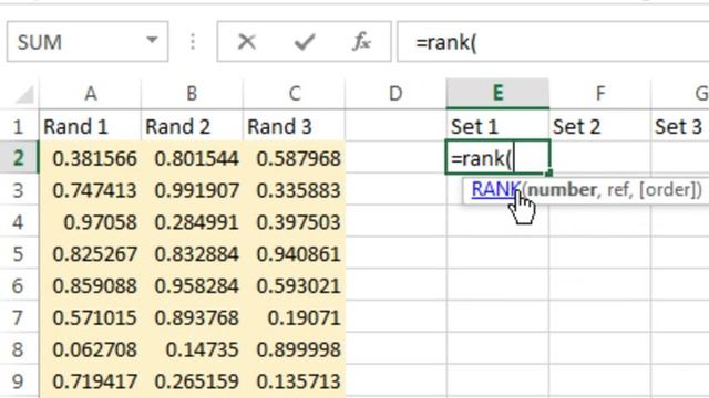 Excel - How To Do A Random Number With No Repeats In Excel - Episode 1806