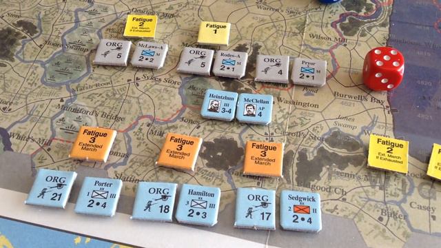 'On to Richmond' A play through of the "Warwick Line" scenario Part 1 смотреть онлайн