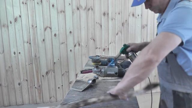 ТОПОР ИЗ РЕССОРЫ СВОИМИ РУКАМИ Часть 3 смотреть онлайн