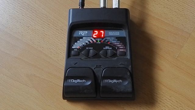 Digitech RP55 overdrive demo