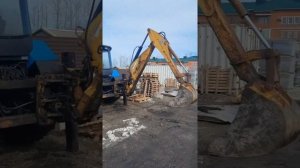 Экскаватор-погрузчик ДЭМ-1142 на базе МТЗ 82.1 экспресс-обзор от Валах Алексея