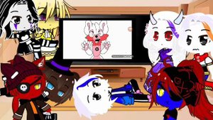 Реакция фнаф и андертейл на меме