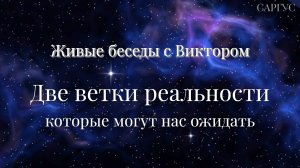 #63 Живые беседы с Виктором. Две ветки реальности которые нас могут ожидать.