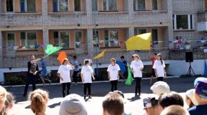 ДОЛ"Чайка"- 2016 4 смена.Открытие Олимпиады. Танец вожатых.