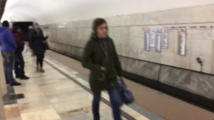 Электропоезда "Москва","Номерной" и "Ёж3" на станции метро Китай-город // 14 декабря 2019 года