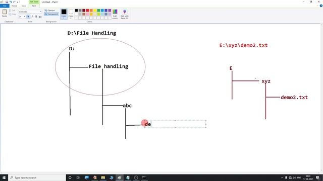 File Handling in java | absolute and relative paths |  isAbsolute() method of File class