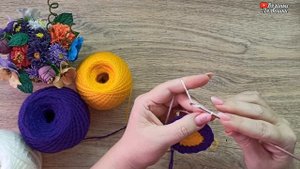 Мк шестиугольный мотив крючком для домашних тапочек, сапожек//по просьбе подписчиков