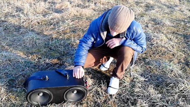 недообзор первого запуска самой громкой колонки в мире! the loudest portable speaker