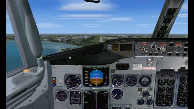 FSX-Wilco 737-300 Cayman Airways Tampa intl. KTPA Auto landing смотреть онлайн