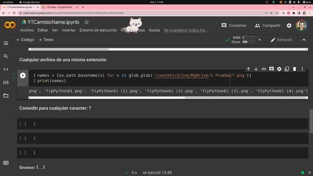 ?+ ?️ ¿Cómo obtener los nombres de archivos de una carpeta de Google Drive? | Glob, Pathlib | Pytho смотреть онлайн