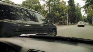 Абхазия. Сухум.Прогулка по городу на машине. Гос. Университет Сухумский. Ф-2020г.1ч.