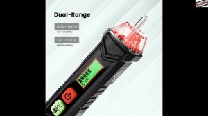 #Бесконтактный #детектор #напряжения #переменного #тока #KAIWEETS #HT100, #умный #тестер-#ручка