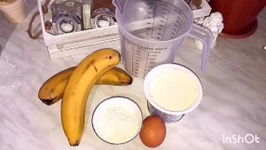 Нежный пирог с бананами! Можно даже на диете!