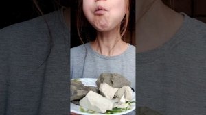 Уральская жёлтая и чёрная?? Хруст! #асмр #хруст #глина