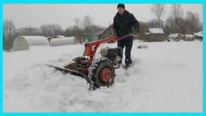 Откапываюсь после метели, собираю снегоуборщик и зимние деревенские будни!