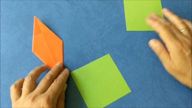 Морковь оригами | Origami paper carrot