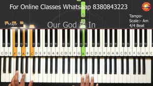 🎶 "Our God Is an Awesome God" Tutorial: Piano, Keyboard & Guitar Chords | Victor Benjamin