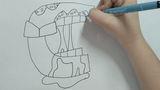 Алфавит Лор рисуем букву C смотреть онлайн