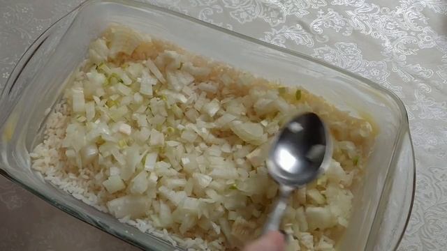 РИСОВАЯ ЗАПЕКАНКА С РЫБОЙ в духовке. ПП рецепт