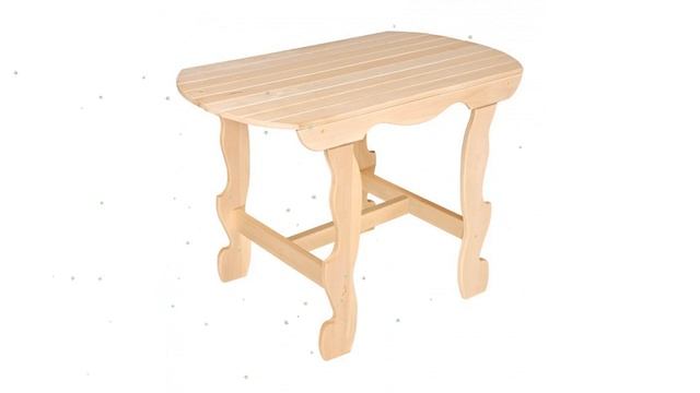 Стол с фигурными ножками разборный 100х63х73см (Банные штучки) обзор 32440 смотреть онлайн