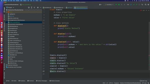 Python Certification Training - Classes