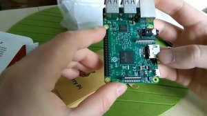 Распаковка Raspberry pi3 model B