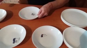Снимаем наклейки с посуды Luminarc.