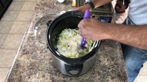 Crockpot Chicken With Cream Of Mushroom Soup With Rice // Kelvin’s Kitchen