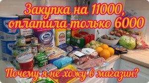 Закупка на месяц. Почему не хожу в магазин?