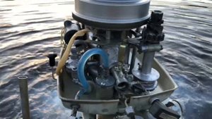 Ветерок 12Р на холостых после выхода на воду